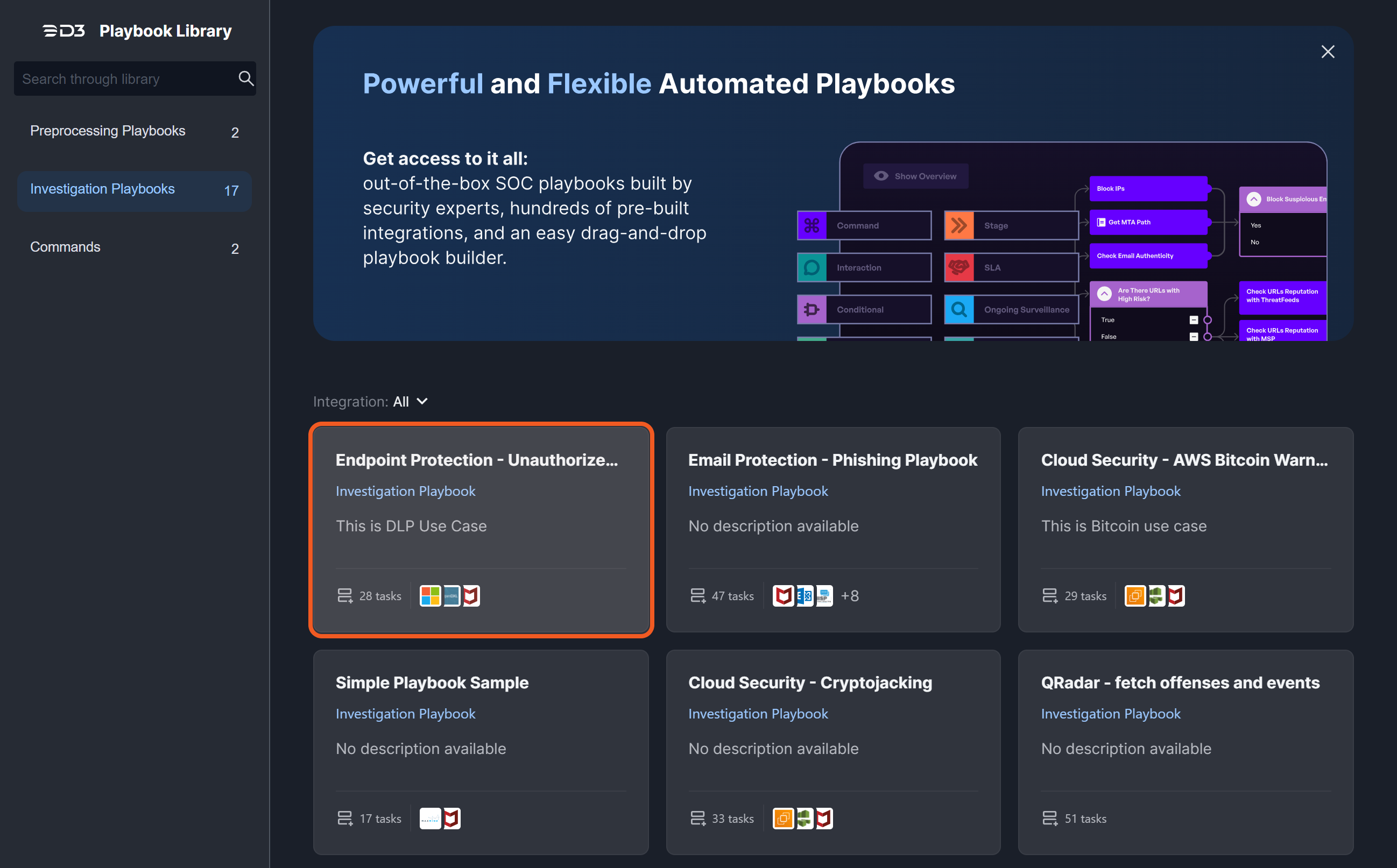 D3 Security Smart SOAR - Playbook 4.0 2024